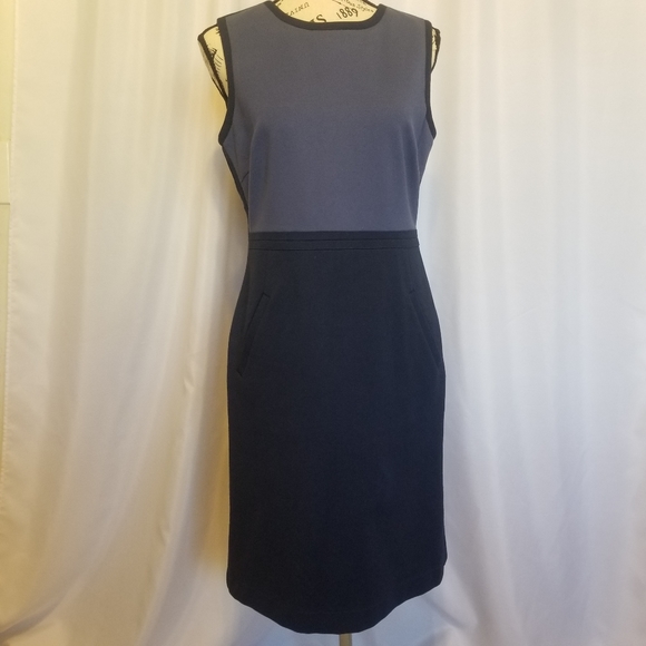 Lands' End Dresses & Skirts - Lands End Navy Blue Midi Dress - Size 8